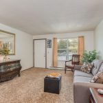 Model apartment living room