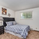View of a second bedroom in our model apartment
