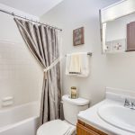 A model apartment bathroom
