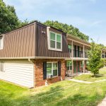 One of the Forest Park apartment blocks