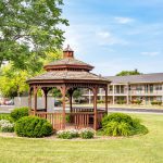 A gazebo on the Forest Park grounds